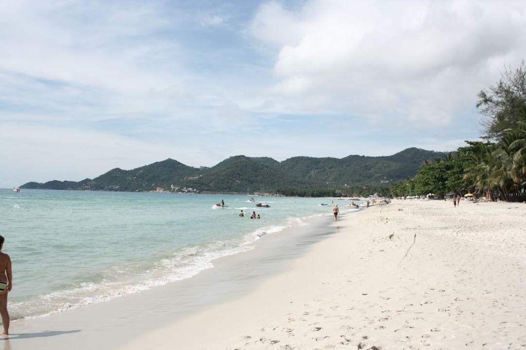 Strandabschnitt vor dem Hotel Banana Fan Sea Resort