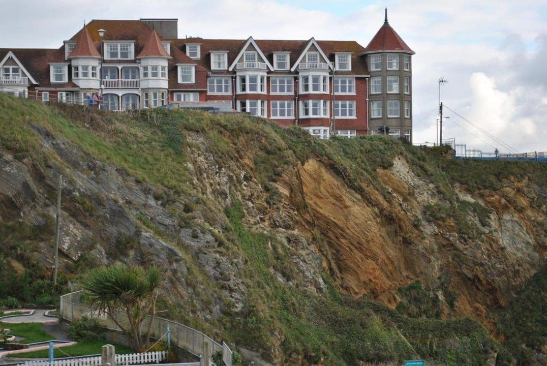 Blick von unten Hotel Bristol