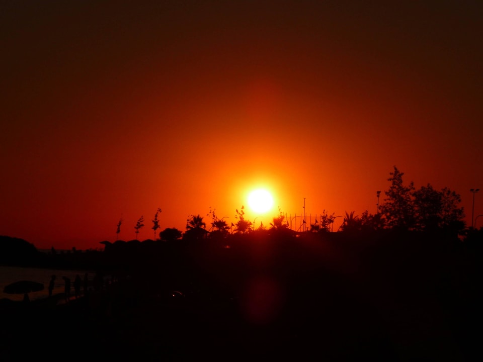 Sonnenuntergang Hotel Gardenia Beach