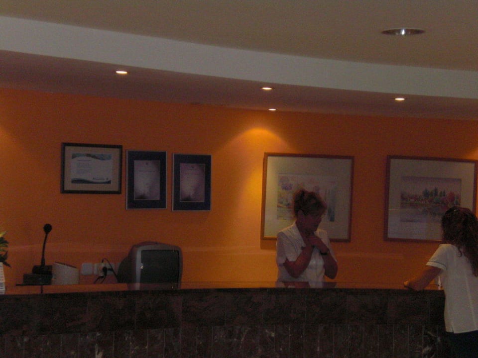 Rezeption Hotel BelleVue Lagomonte