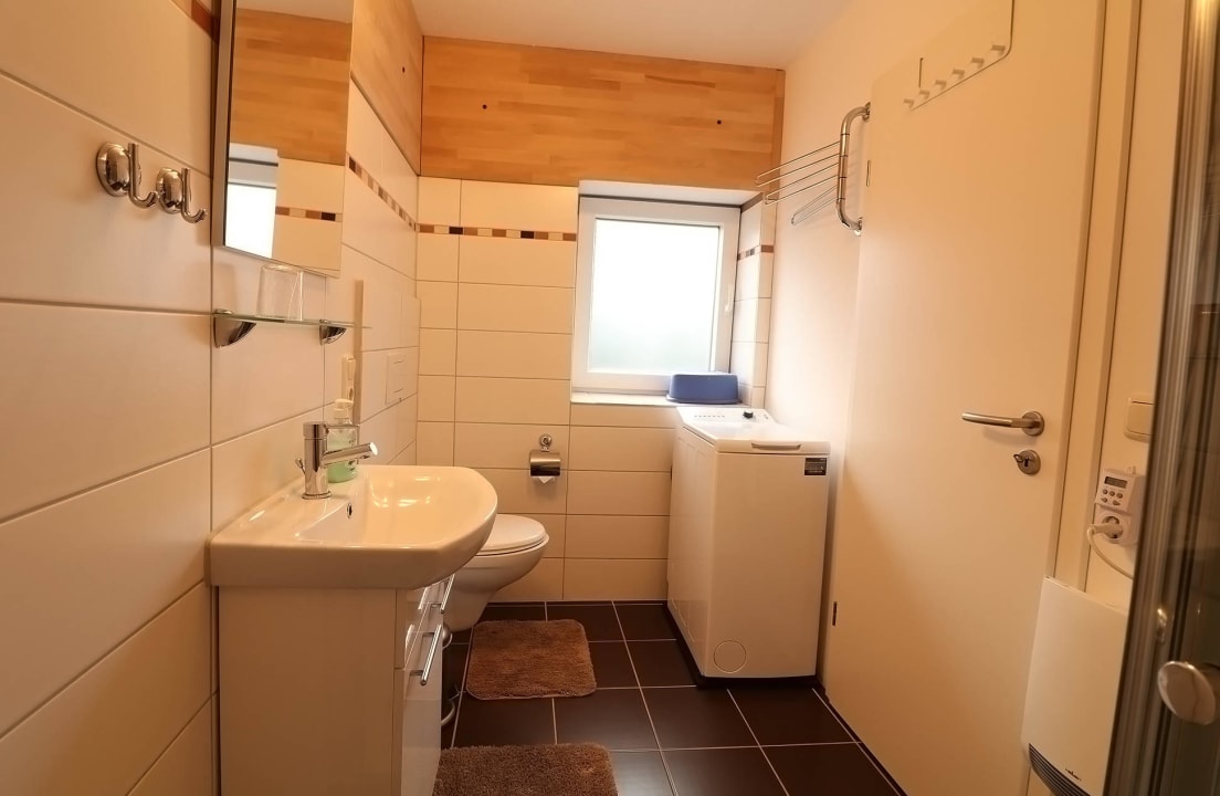 Badezimmer Ferienhaus Ostehof Weertzen