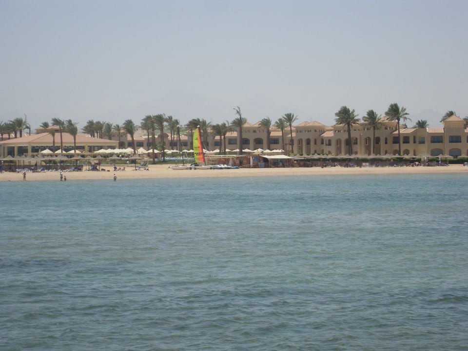 Blick vom Steg bzw. der Plattform Cleopatra Luxury Resort Makadi Bay
