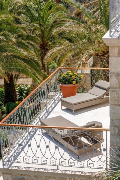 Blick in den Garten Hotel Lemongarden