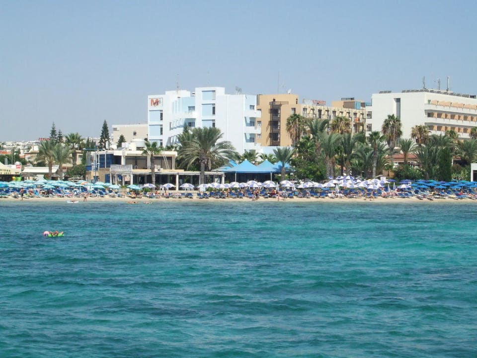 Strand in 400 Meter Entfernung Faros Hotel Ayia Napa