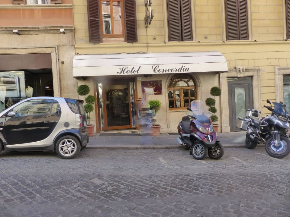Hotel Concordia, Eingang Hotel Concordia