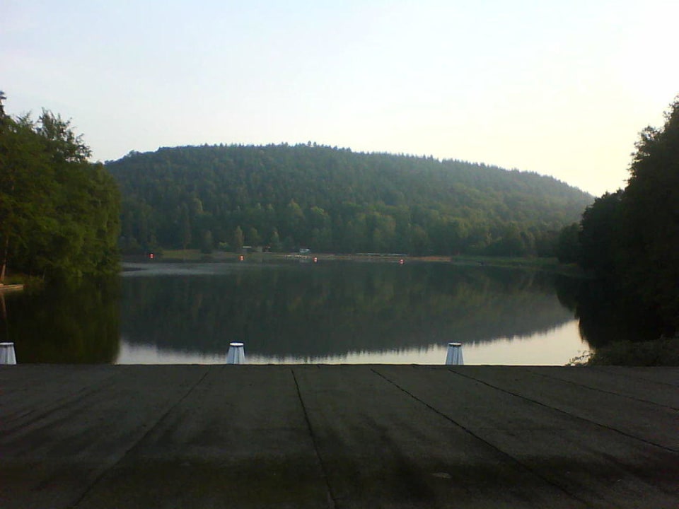 Ausblick vom Zimmer Seehotel Gelterswoog