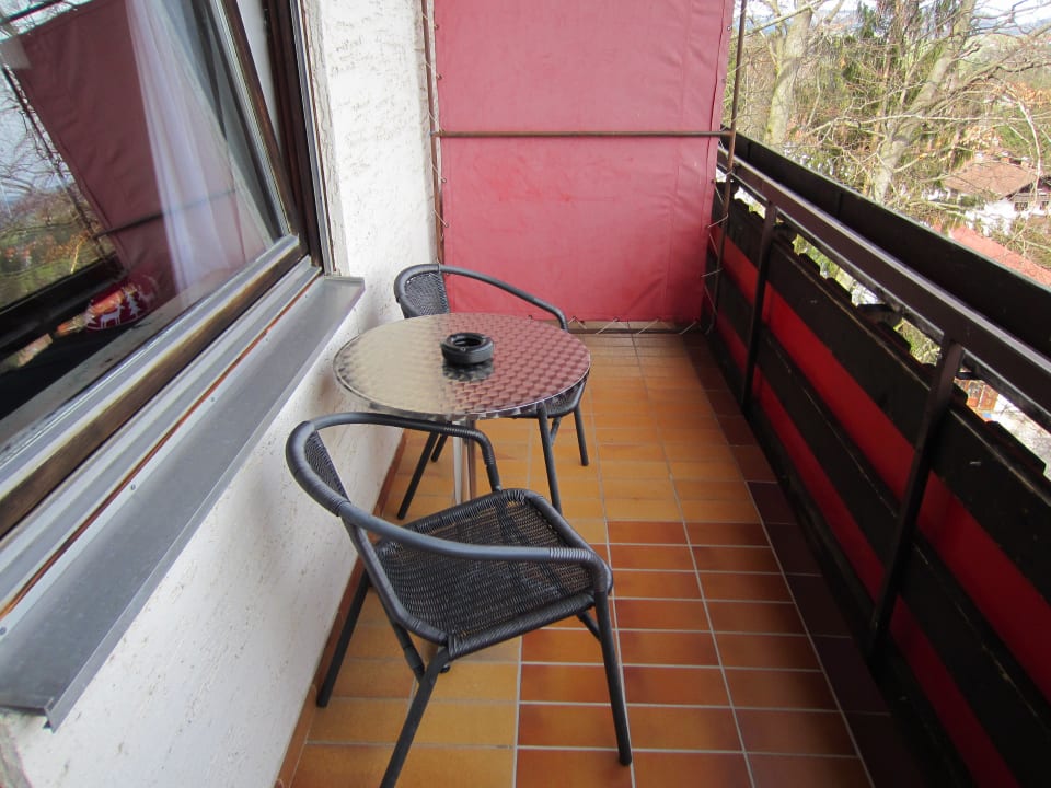 Balkon des DZ zur Seeseite Hotel Bergruh