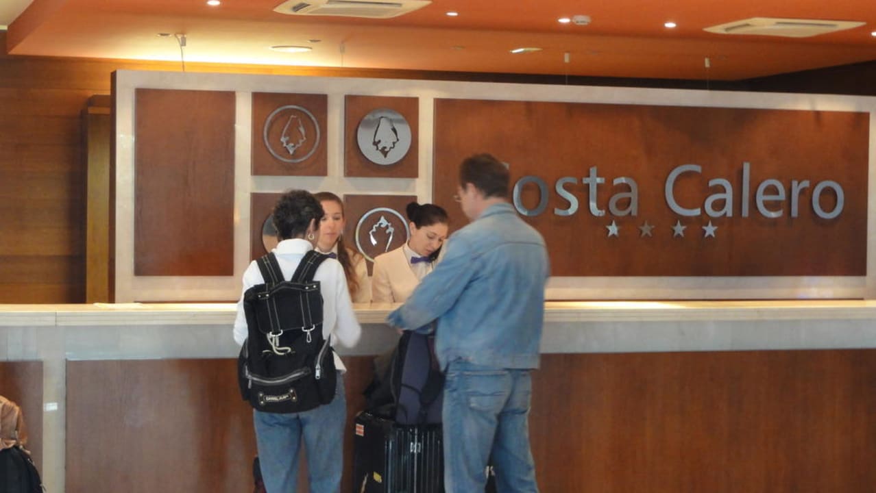 Réception Hotel Costa Calero