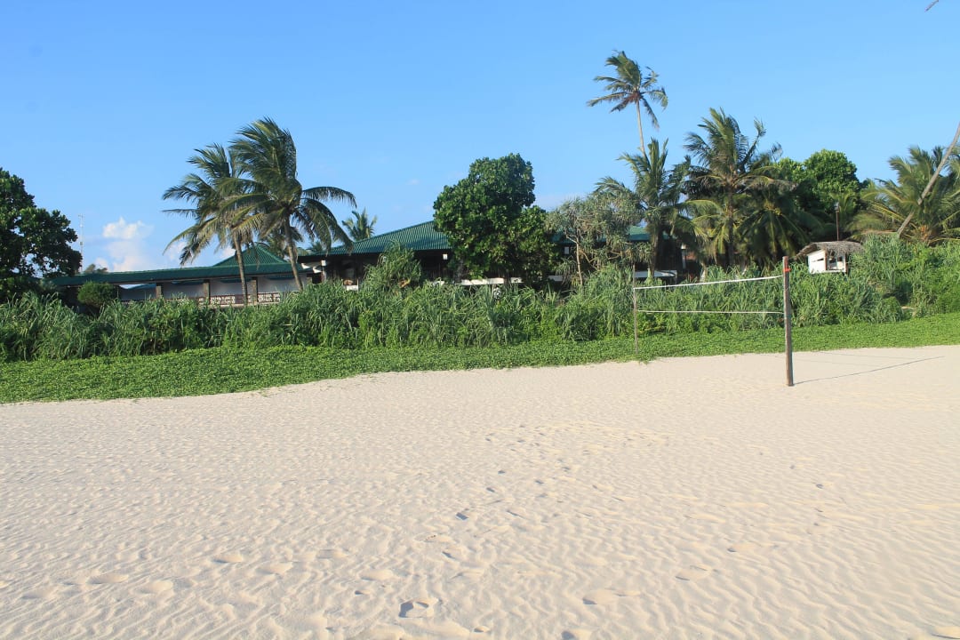 Bilck vom Strand Hotel Koggala Beach