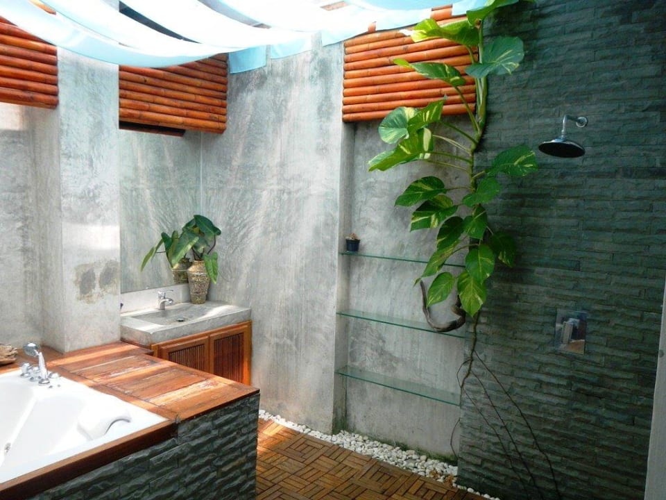 Bad mit Regendusche The Anda Mani Khaolak Beachfront Villas