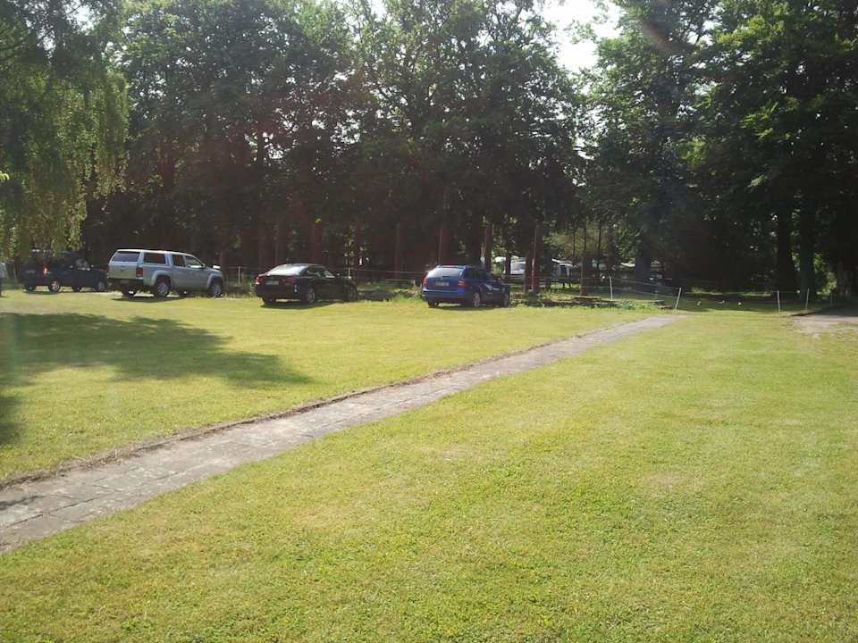 Blick vom Bungalow Duna Feriendorf