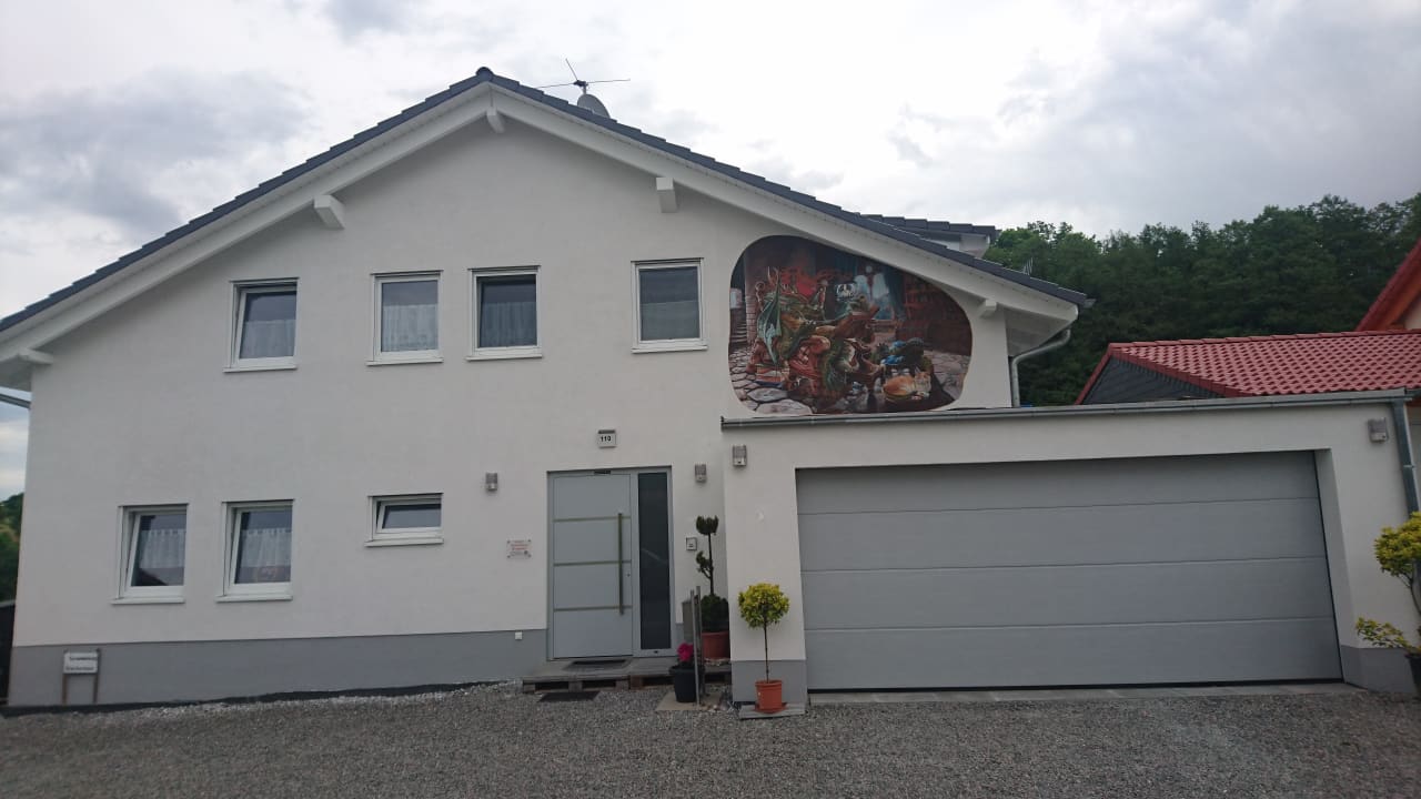 Außenansicht Ferienwohnung Drachenhaus