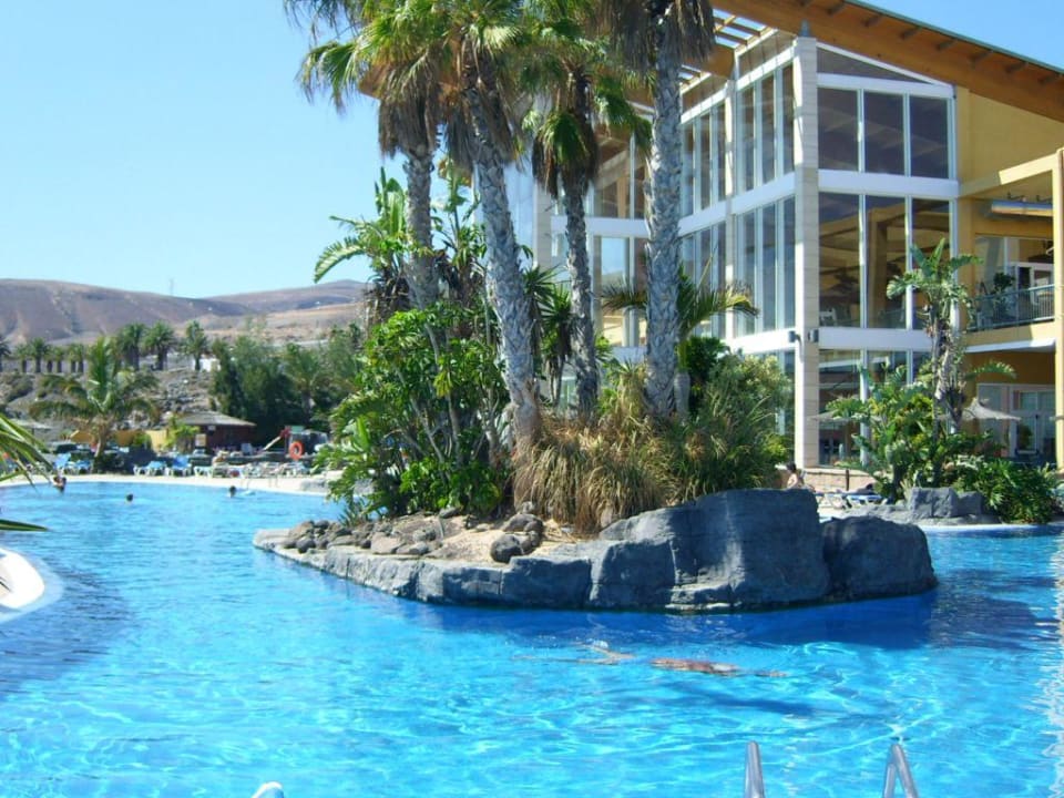 Pool mit Insel AluaVillage Fuerteventura