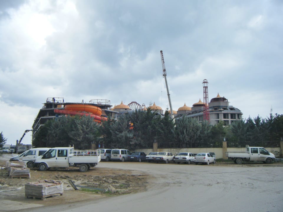 Baufortschritt Taj Mahal im Januar 2015  Royal Taj Mahal Hotel