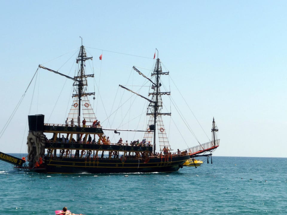 Piratenboot Hotel Gardenia Beach