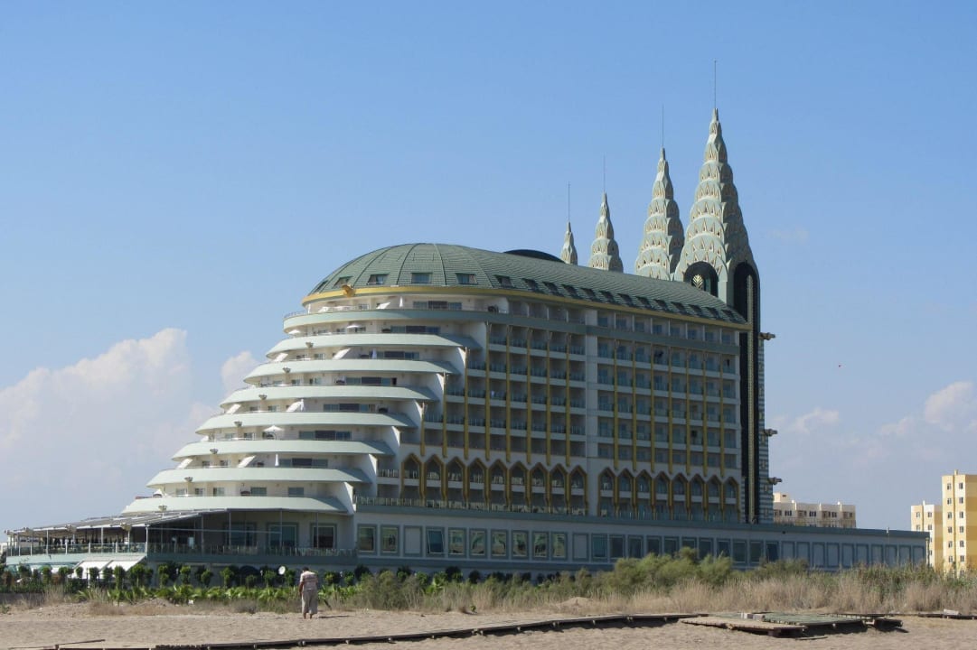 Hotel vom Strand aus Hotel Delphin Imperial