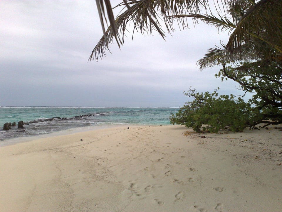 Strand beim Bauzaun Summer Island Maldives