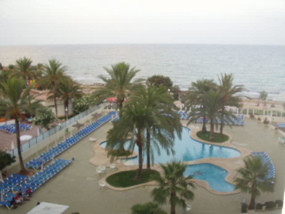Anlage vom Balkon aus Aparthotel Playa Dorada