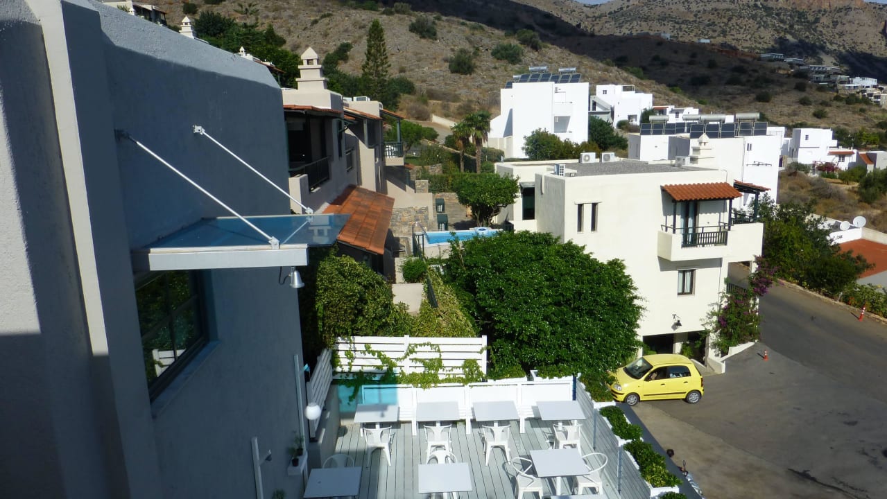 Blick vom Restaurant nach oben Domes Aulus Elounda All-Inclusive Resort, Curio Collection by Hilton