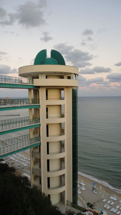 Blick vom Balkon aus der 2.Etage Paradise Beach Hotel