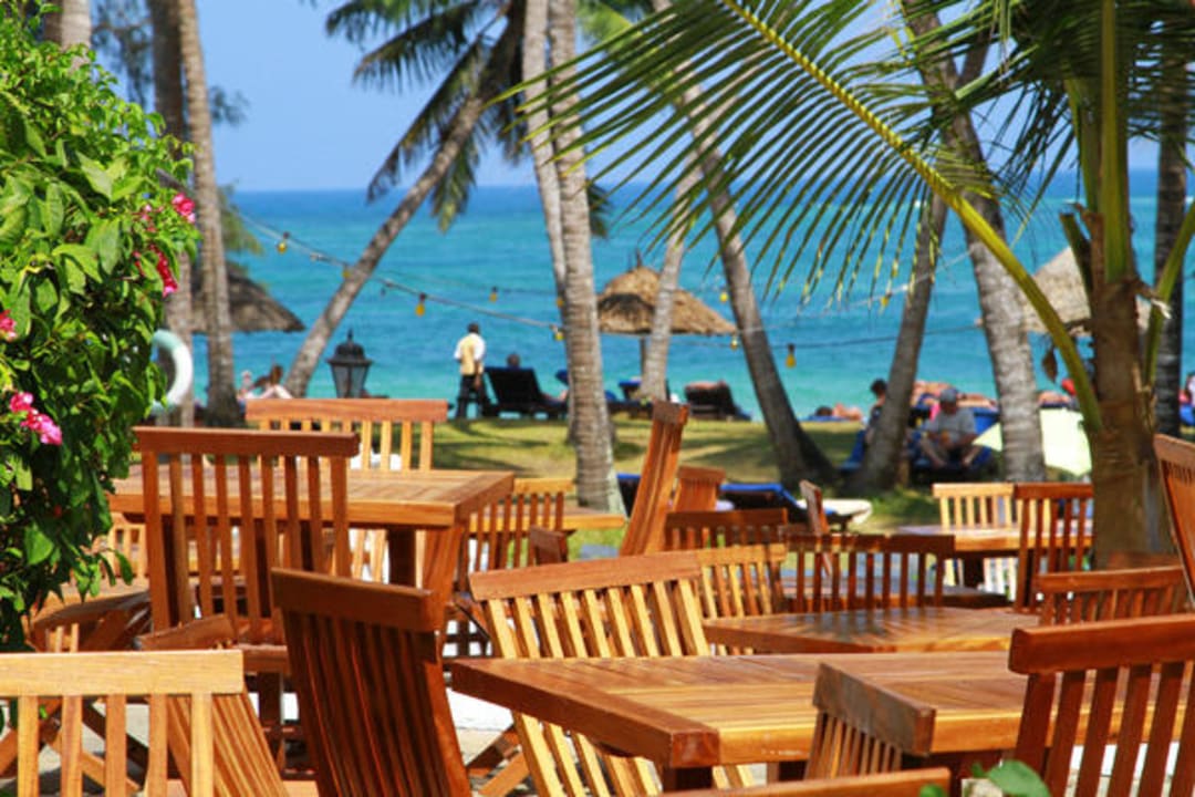 Hier konnte man gemütlich was trinken Hotel Diani Sea Lodge