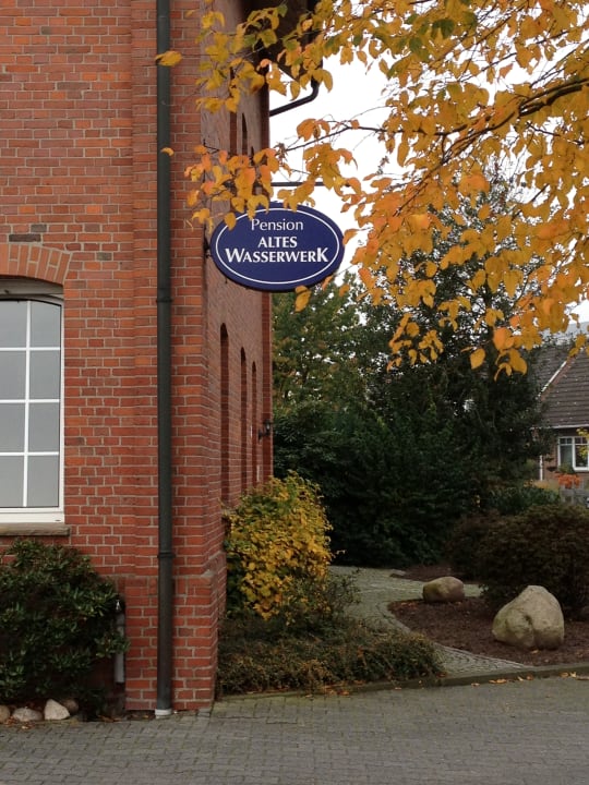 Außenansicht Pension altes Wasserwerk