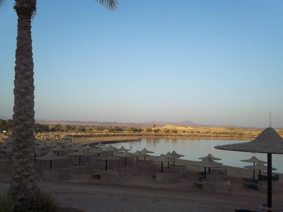 Schöner Blick auf den Strand Jaz Solaya