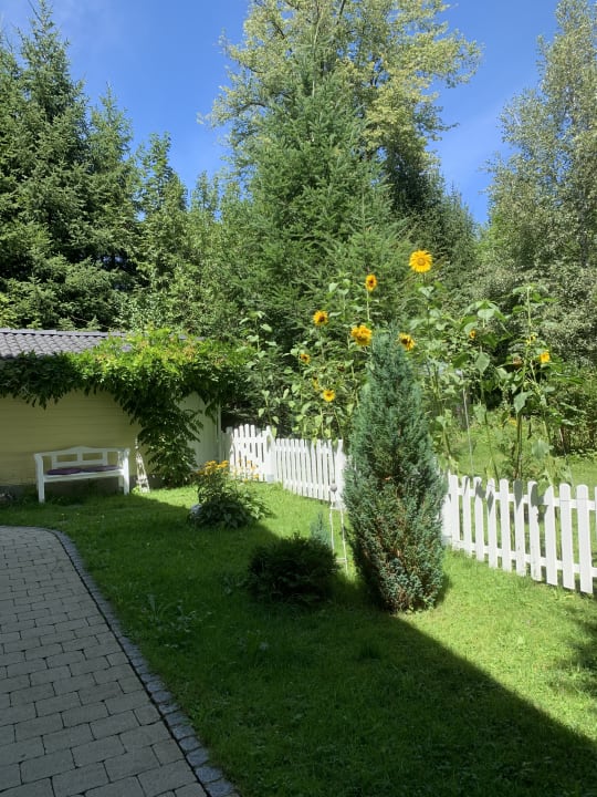 Gartenanlage Ferienhaus Allgäuvilla