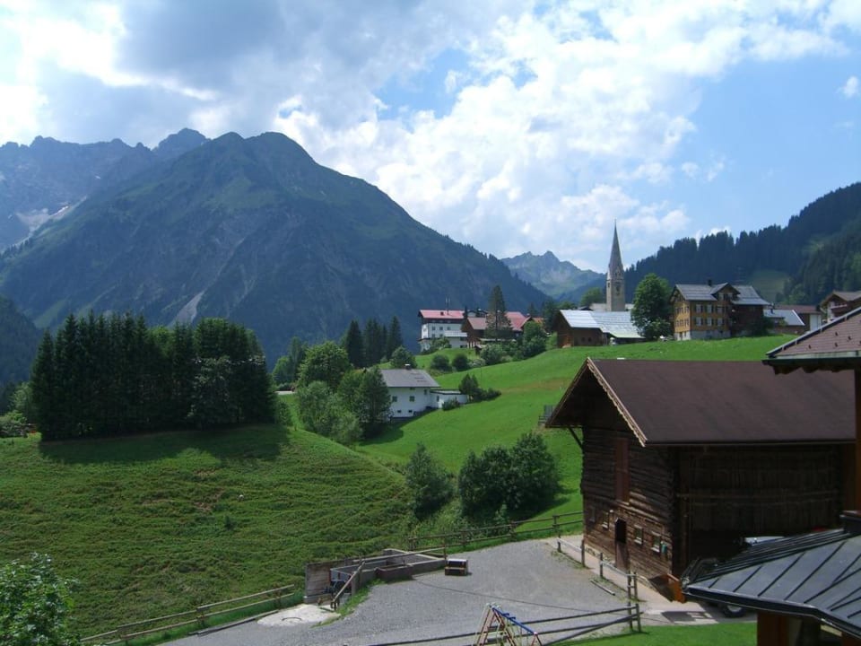 Blick vom Balkon Hotel Leitner