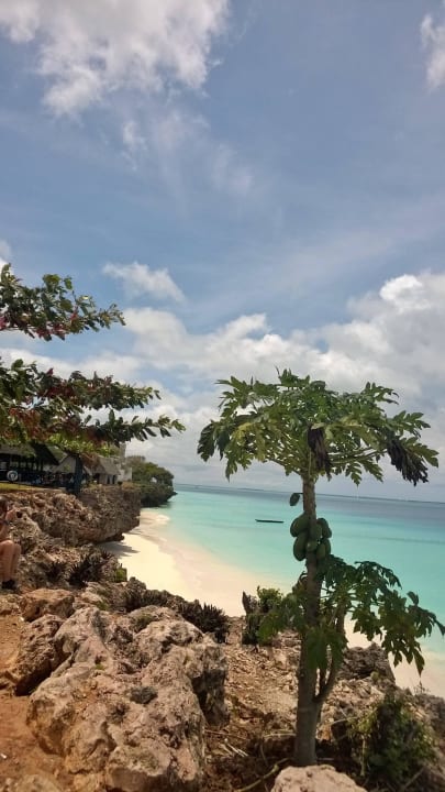 Blick nach links vom Samaki Royal Zanzibar Beach Resort