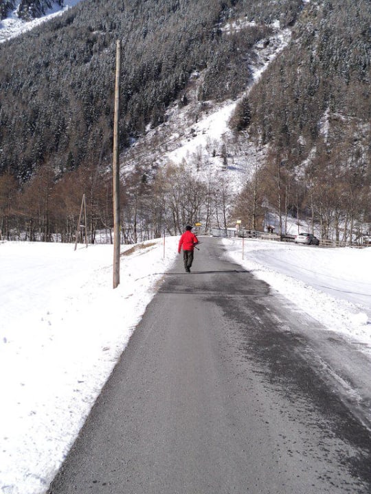 Uitzicht Ferienhaus Steindl