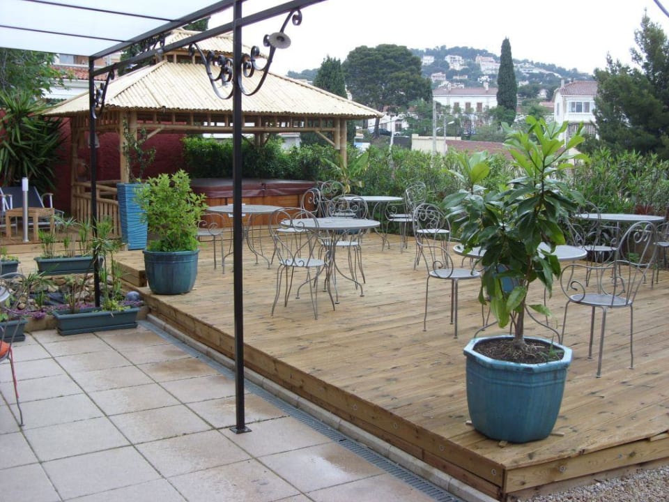 Terrasse und Pool Villa Florida