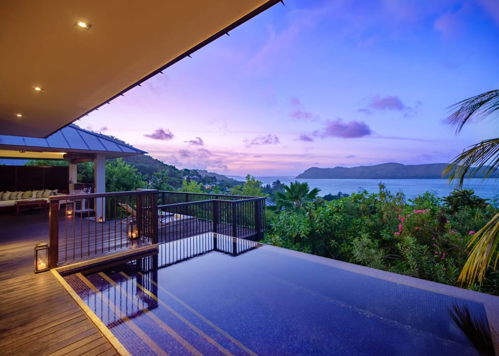 Ausblick Raffles Seychelles