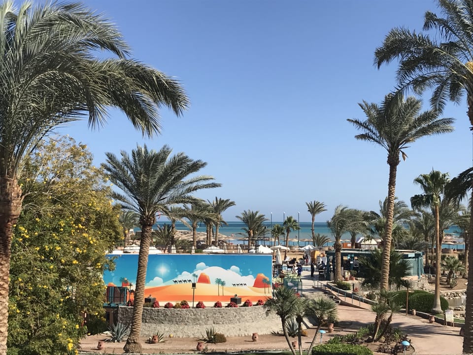 Blick vom Balkon unserer Suite Club Paradisio El Gouna, Red Sea