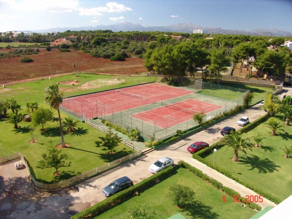 Aussicht vom Dach des Hotels. Hotel Exagon Park