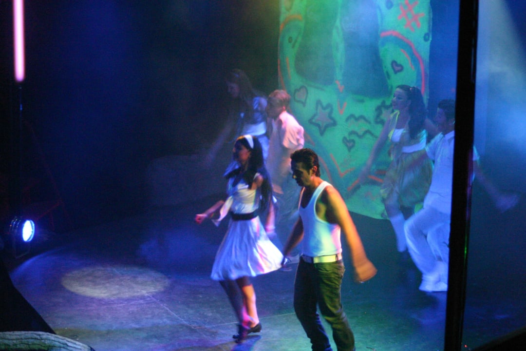 Grease Musical aufgeführt von den Animateuren Hotel Club Paradiso