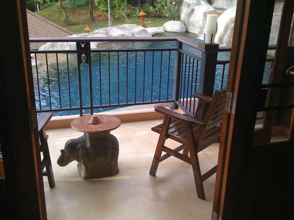 Blick auf die Terrasse Khao Lak Merlin Resort