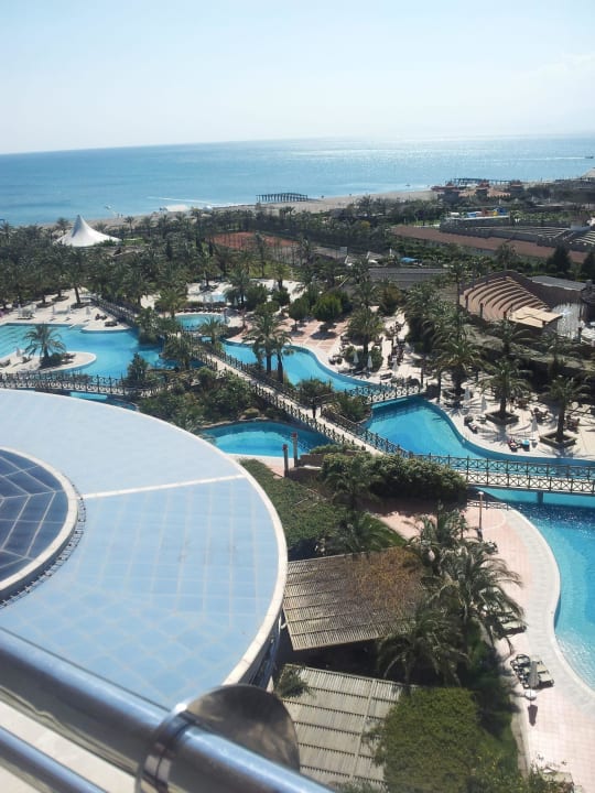 Außenblick vom Zimmer Royal Wings Hotel