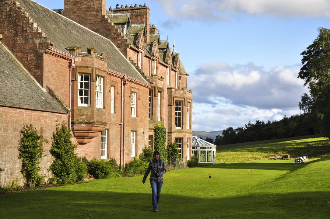 Bei schönem Wetter ein Traum  Hotel Cringletie House