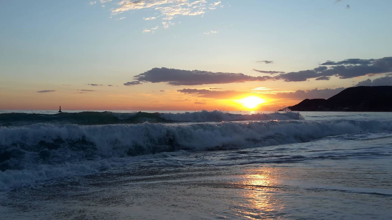 Sonnenuntergang Hotel Savk