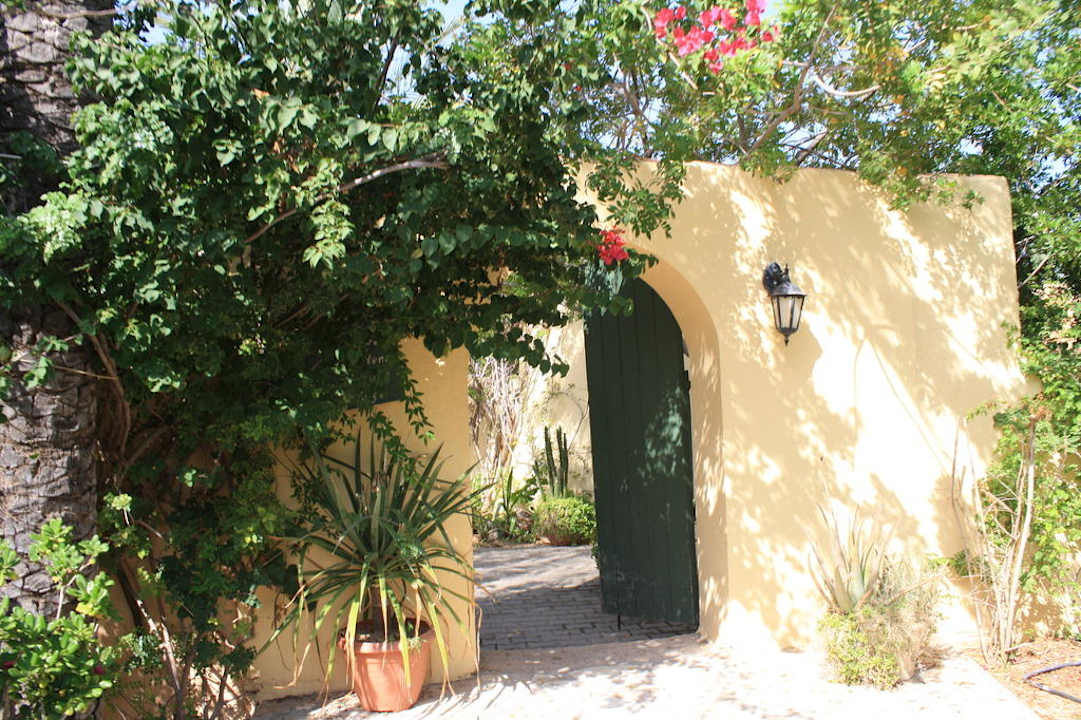 Eingang zum Bungalow-Komplex El Ksar Resort & Thalasso