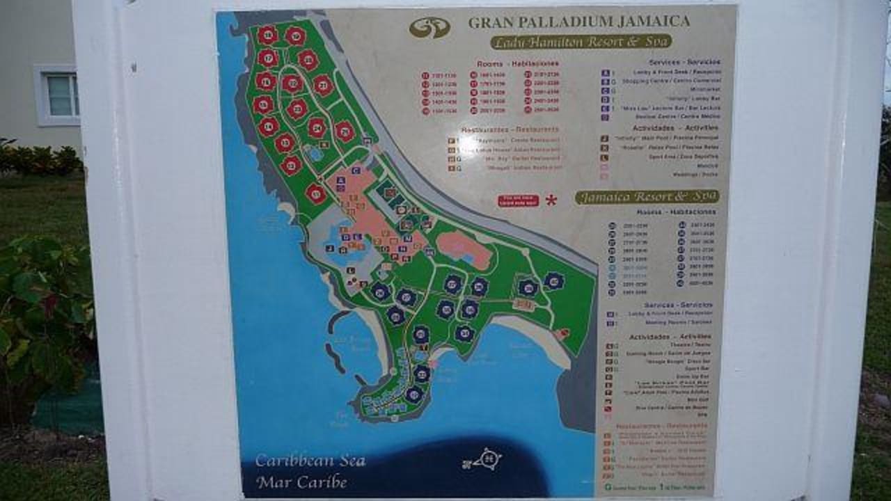 Plan Grand Palladium Jamaica Resort & Spa