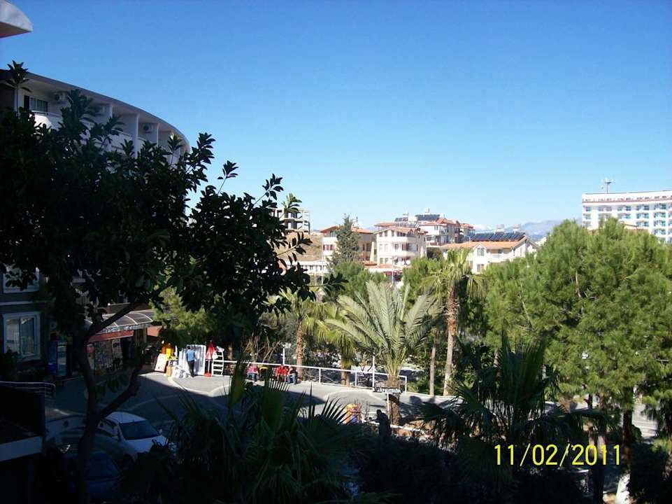 Blick vom Balkon nach vorne Side Alegria Hotel & Spa - Adults only +16