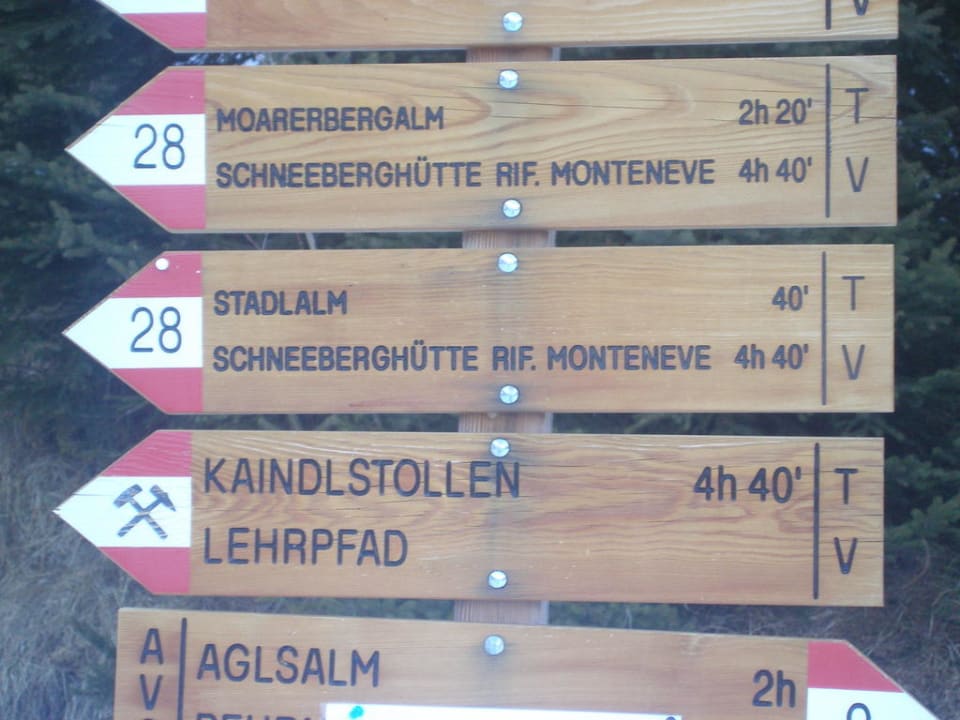 Wandern im Ridnauntal Sonklarhof