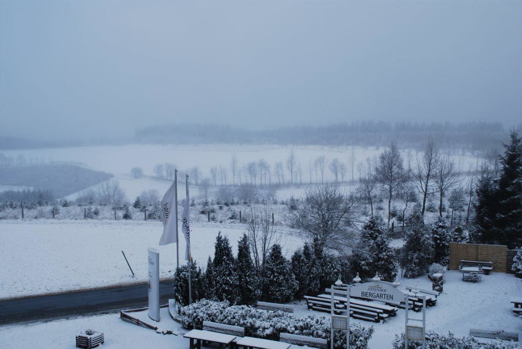 Ausblick aus dem Fenster Der schöne Asten - Resort Winterberg