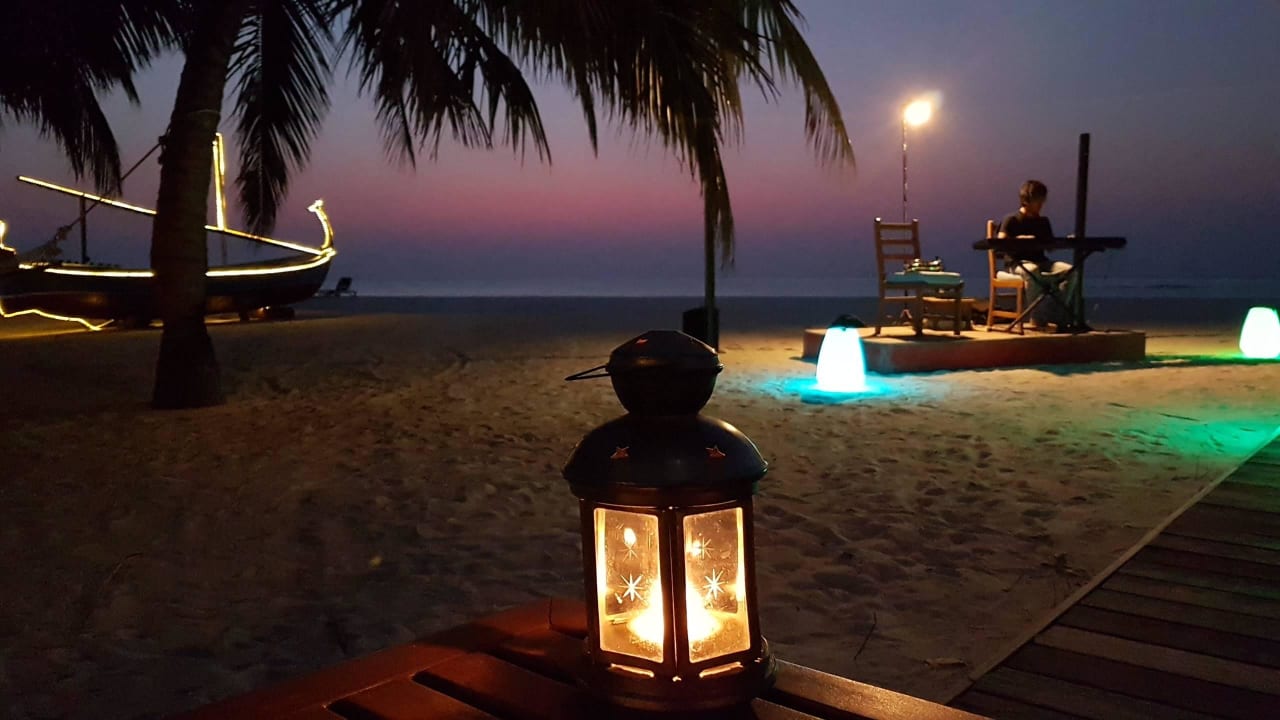 Hochklassige Unterhaltung Meeru Maldives Resort Island