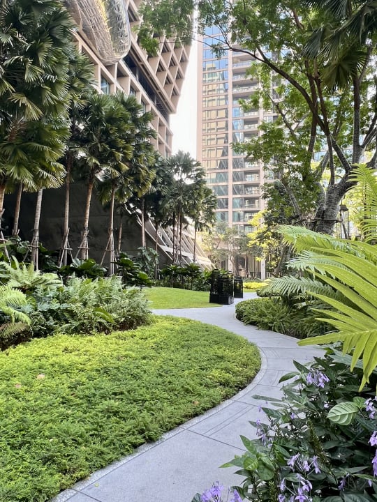Gartenanlage Sindhorn Kempinski Hotel Bangkok
