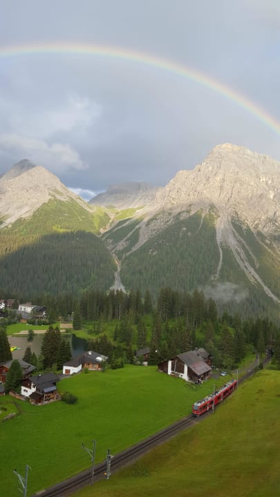 Blick aus dem Restaurant Hotel Cristallo