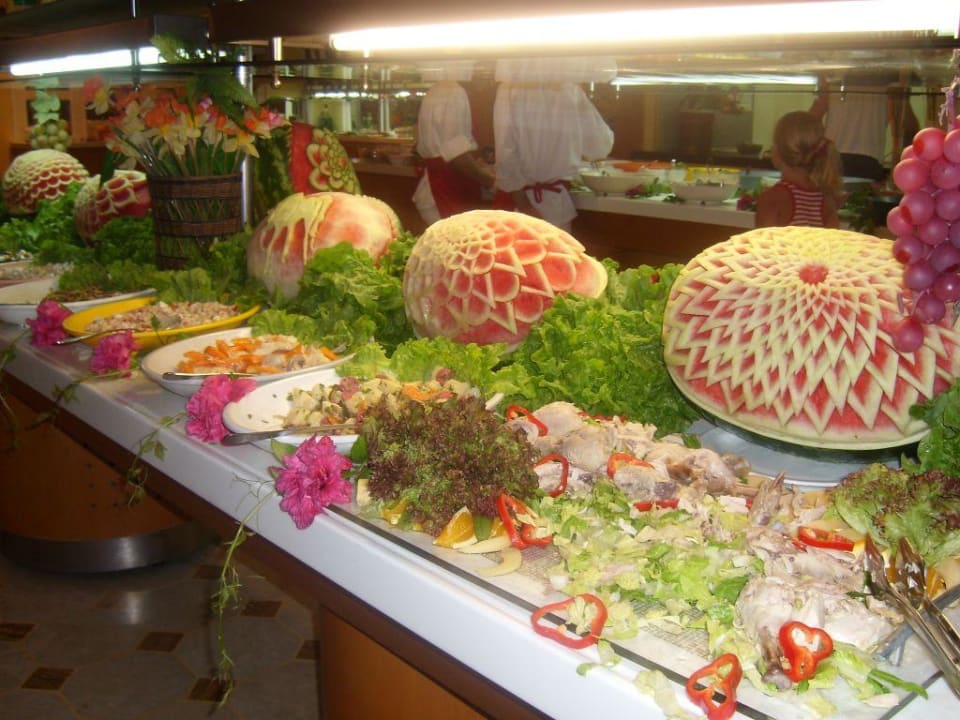 Teil des Abendbuffets Monachus Hotel & Spa