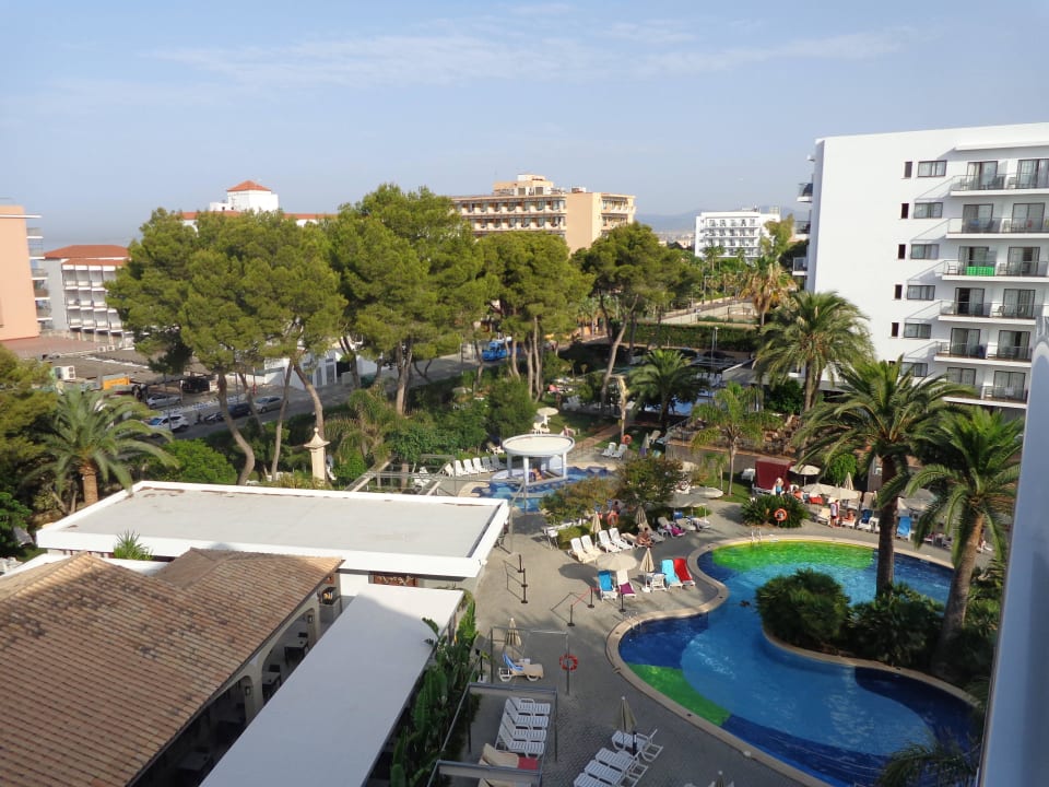 Blick vom Balkon Hotel Riu Bravo